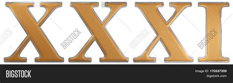 XXXI Roman Numerals